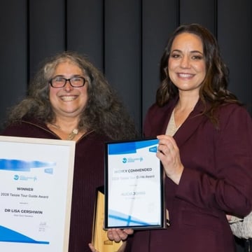 Dr Lisa Gershwin and Alicia Johns