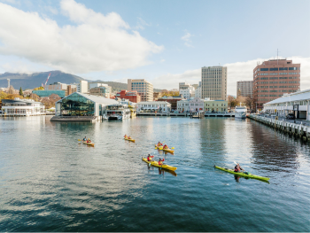 Kayaking-Hobart-Waterfront
